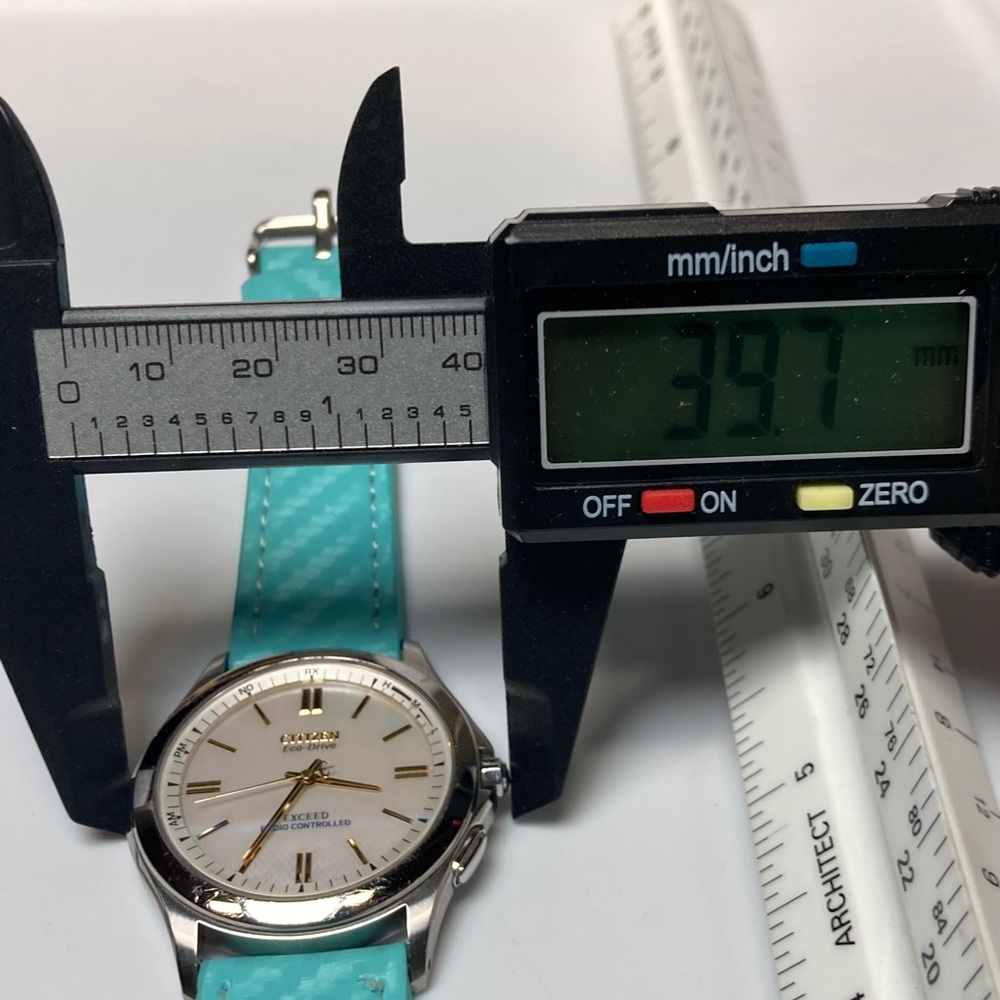 Citizen Exceed Eco Drive, H430-T005691, mother pearl dial, 2 straps - Picture 15 of 16